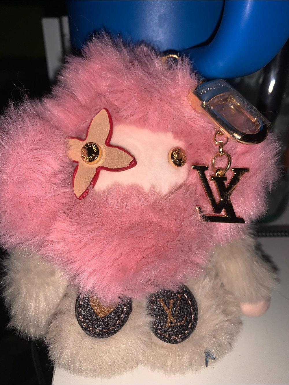 Vivienne monogram Plush bag/purse charm Keychain